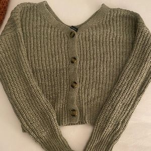 Sage colored sweater